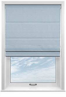 Norleigh, Sky - Twist&Fit Roman Blind